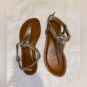 Gianni Bini gold sandals